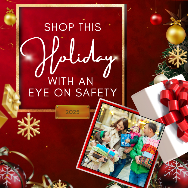 Blog title and holiday image filled with gifts, snowflakes and ornaments.